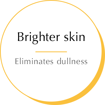 Brighter skin - Eliminates dullness